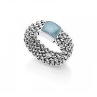 Anello Unoaerre Donna in Argento Acquamarina 520231 - 520231